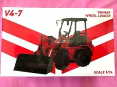 Yanmar V4-7 Wheel Loader Miniature Diecast Model 1/34 Scale Rare Non-Sale Item