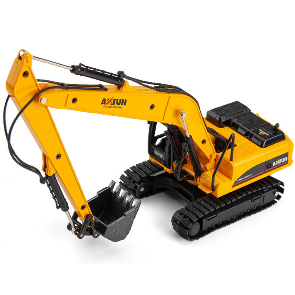 1:50 Excavator Construction Vehicle Model Diecast Toy Truck Boys Toys Kid Yellow