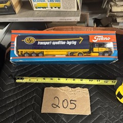 TEKNO 1/50 427 VOLVO F89 F 89 TRUCK WITH TRAILER ASG TRANSPORT