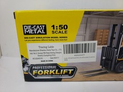 Huina Professional Forklift 1:50 Scale Simulation Diecast Metal Model Toy NEW