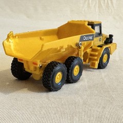 Lot Of 3 ERTL Tomy John Deere Komatsu Metal Heavy Equipment Loader Dozer Haul