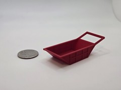 1/87 Scale 12 Cubic Yard Bedding Box in Red