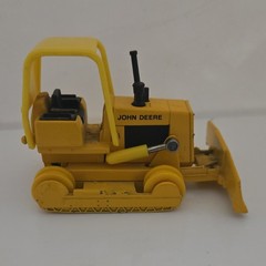 Ertl John Deere Diecast Dozer Yellow Black Made in USA
