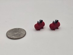 1/64 Scale Small Shop Compressor *2 Pack* in Red