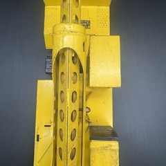 Vintage 60’s Buddy L Warner & Swasey Gradall Excavator Truck Pressed Steel Rare