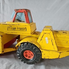 Vintage 1960’s NYLINT Pressed Steel Turbo-Power Articulating Steam Roller