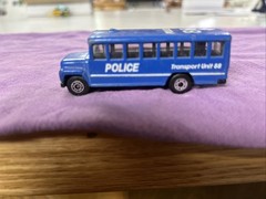 Matchbox Lesney No 47 Wayne Lifeguard Bodied School Bus, Police Transport Unit