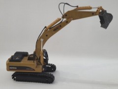 Hulna Exavator Construction Top Truck Toy Diecast Metal 7.5″ long Read⬇️