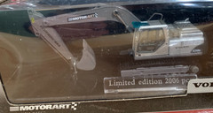 Rare Motorart 1:87 Limited Edition Silver Volvo EC240BLC Hydraulic Excavator