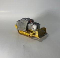 Komatsu D355A bulldozer Killdozer hotwheels scale