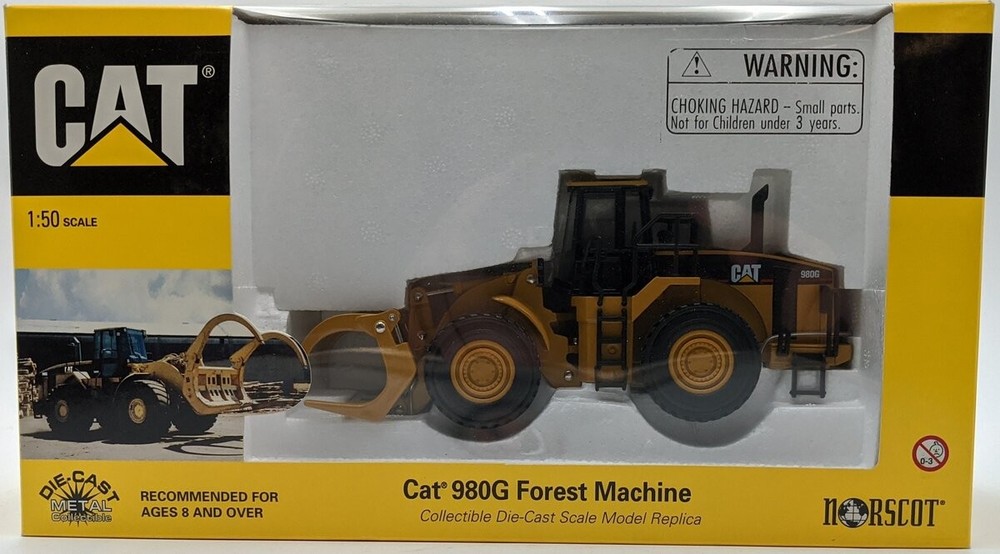 Norscot 55026 1:50 Die Cast Caterpillar 980G Forest Machine