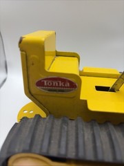 Vintage Tonka Pressed Steel Bulldozer Crawler Mound Minn Oval Decals – Original