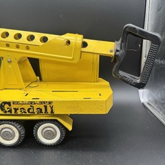 Vintage 60’s Buddy L Warner & Swasey Gradall Excavator Truck Pressed Steel Rare
