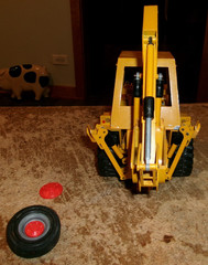1/16 vintage gescha case 580B CK loader/backhoe see description good used