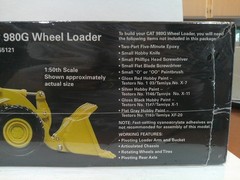 Norscot Construction Model Kit CAT 980G Wheel Loader 1:50 Yellow Sealed