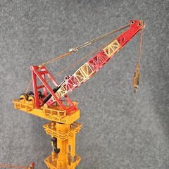 2 VTG Shinsei Mini Power Climbing Cranes Hitachi Power Reach Scale 1:70 Japan