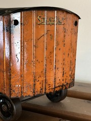 Structo Steam Shovel Vintage 1930s Pressed Steel Toy Original Great Parts!!!!