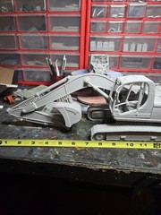 Cat Excavator 1-25 Scale Resin Printed