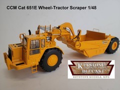 CCM Caterpillar Cat® 651E Wheel-Tractor Scraper – 1/48 NIB Released: 2022