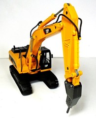 Top Race TR-218D Diecast Drill Excavator Construction Vehicle Toy – 1:40 Scale