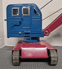 VTG Soviet-Era AZLK Large Metal Toy Excavator NOS W/ Original Box/Papers C Notes