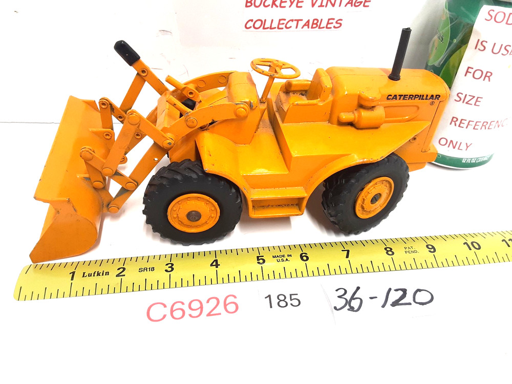 Vintage..ERTL Caterpillar 944 Traxcavator Rubber Tired Loader 1:16