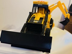 CAT Backhoe Loader Construction Vehicle Diecast Toy, Yellow/Black