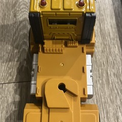 GLW Metal Models Engineering Series Semi Truck With Lights Sound Lowboy Trailer.
