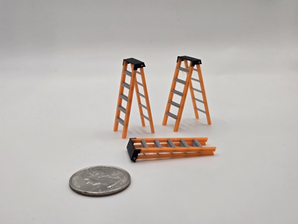 1/50 Scale Posable 6′ Step Ladder *3 Pack*