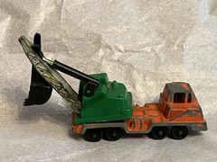 VTG 1960’s TOOTSIETOY 8 WHEEL DIE CASTE 1:64 STEAM SHOVEL TRUCK LITTLE TOUGHS