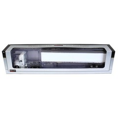 1/64 White International 8600 with Trailer with Single Rear Door 34549