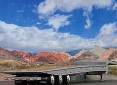 1/64 DCP SILVER Talbert® 5553TA Traveling-Axle Trailer