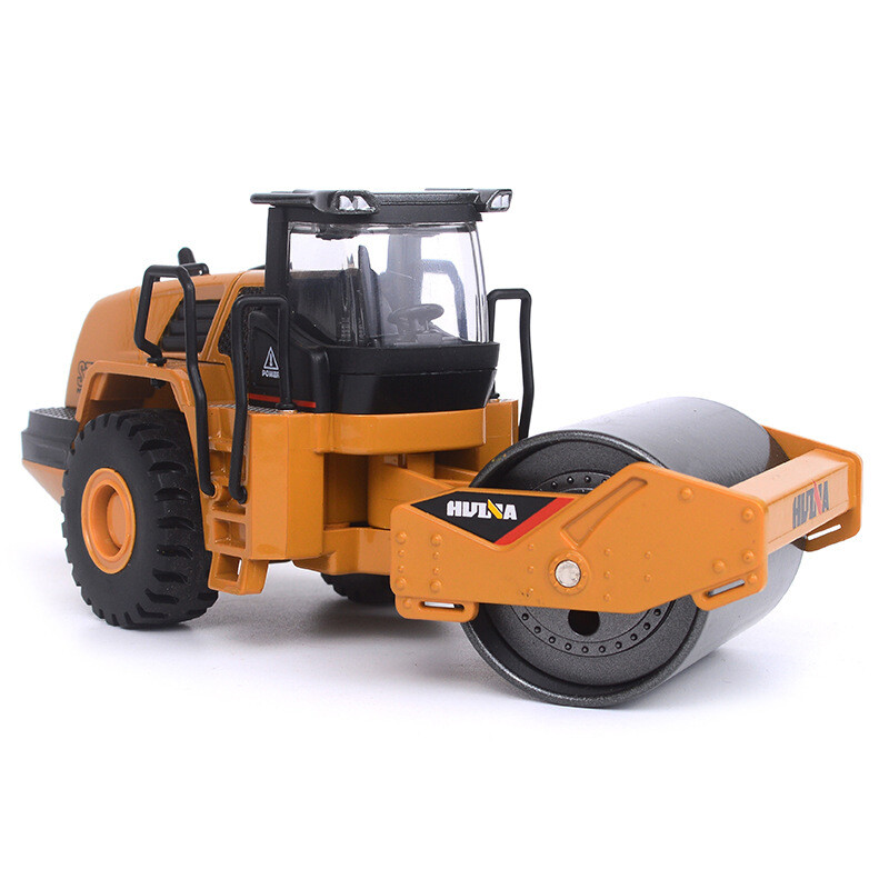 1/50 Road Roller Construction Vehicle Model Diecast Toy Trucks for Boys Kids