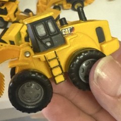 CAT WGT Construction Vehicles Lot Diecast Plastic Yellow CAT WGT Vehicle Make
