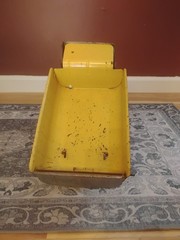 VINTAGE MARX LUMAR CONTRACTORS FRONT LOADER DUMP TRUCK PRESSED STEEL TOY