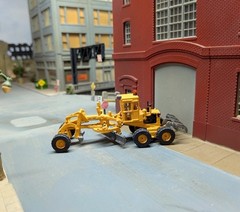 1/87 HO Scale Custom Built 1960s Era Galion Grader, 3D Printed, Resin Model