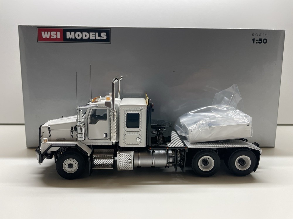 WSI 34-2001 1:50 Kenworth C500B Heavy Tractor w/Ballast Box White