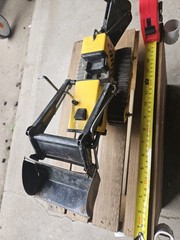 Vintage 1960s/70s Tonka Trencher Backhoe Loader Yellow Pressed Steel Toy
