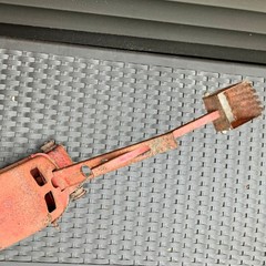 Vintage 1960’s Tonka Toy Red Metal Excavator