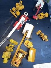 Die-Cast Caterpillar And Various Other Construction Equipment Lot FOR PARTS