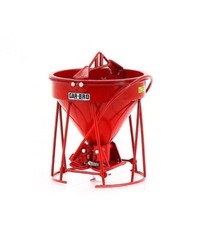 Gar-Bro Lightweight Concrete Bucket – Red – Weiss Bros 1:50 Scale Model New