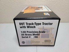 Caterpillar Cat D9T Dozer with Winch – CCM Brass 1:48 Scale Model New – 80 Made