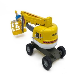 Aerial Work Platform Truck Model Toy Metal Diecast Construction Equipment Yellow