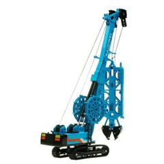 1:64 Trenching Machine Construction Vehicle Diecast Toy Truck for Boys Kids Blue