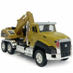 1/50 Excavator Truck Construction Vehicle Model Diecast Toy Car for Boys Kids